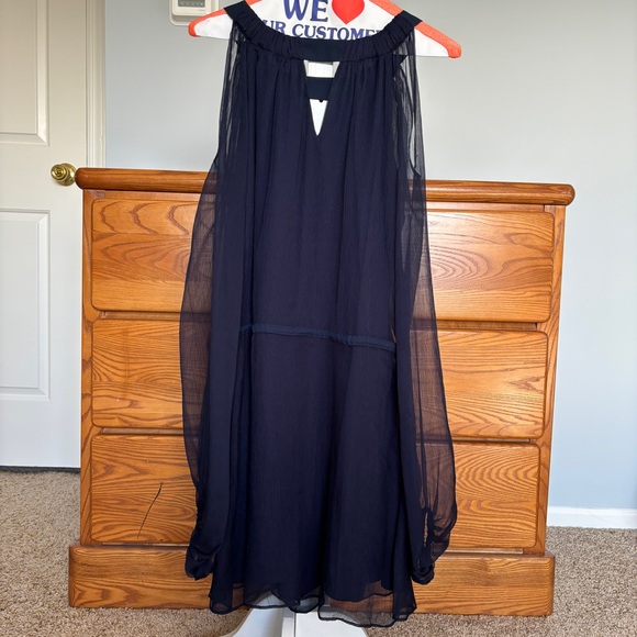 Liberty Sage Size S Navy Dress - Picture 5 of 9